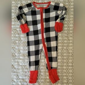 Little Sleepies Winter Plaid Zippy